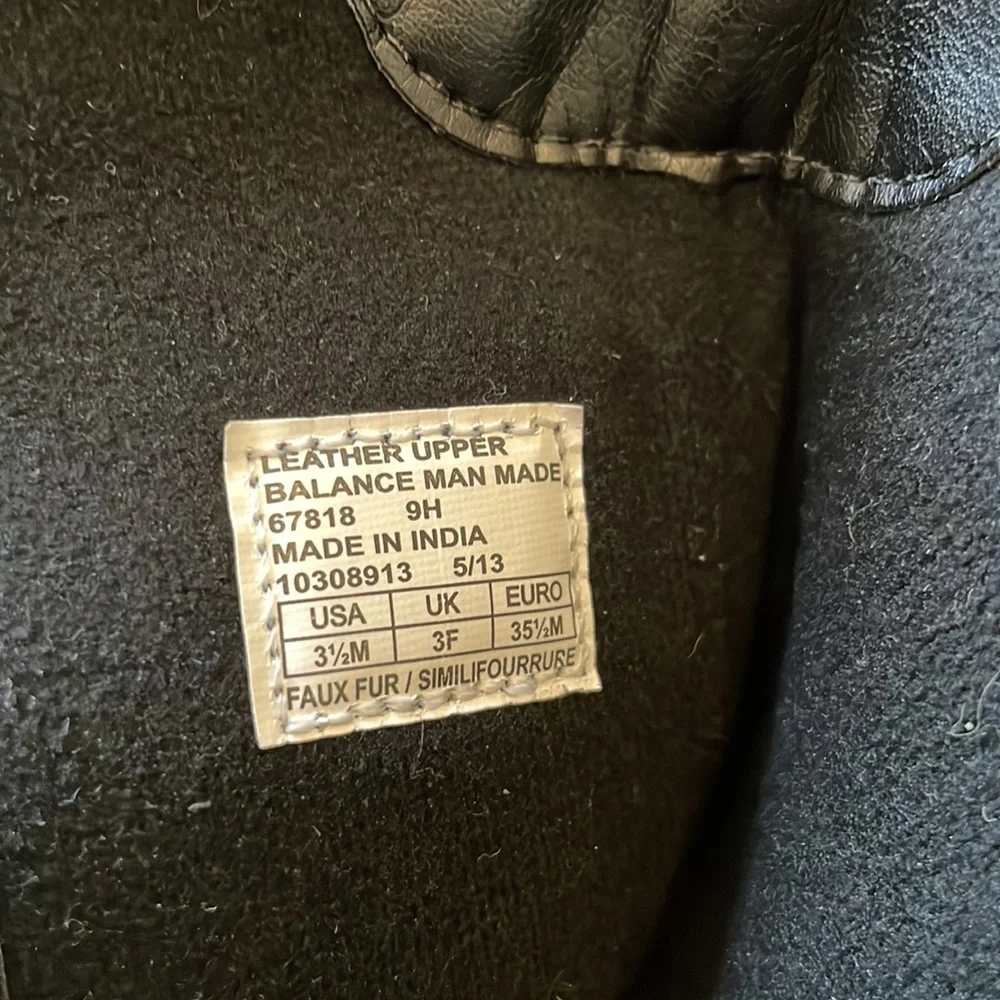 Clarks Plum Leather Riding Boots w/Gortex, Size 3.5